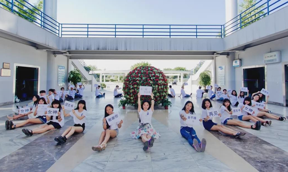 电子科技大学成都学院 风起四海 · 各自珍重
